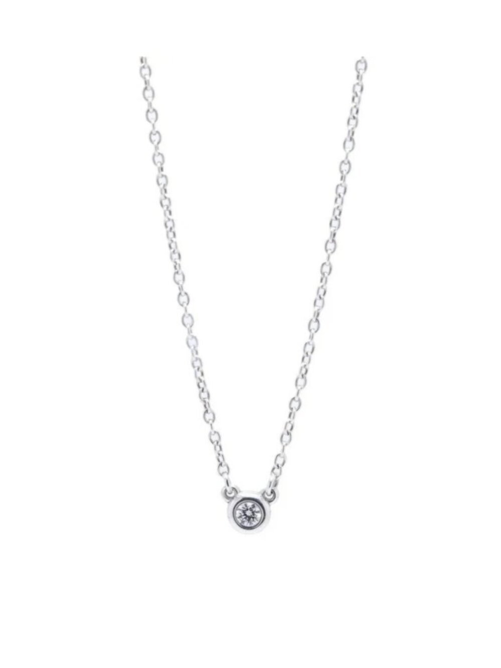 Tiffany & Co. Elsa Peretti Diamonds by The Yard Pendant Necklace
